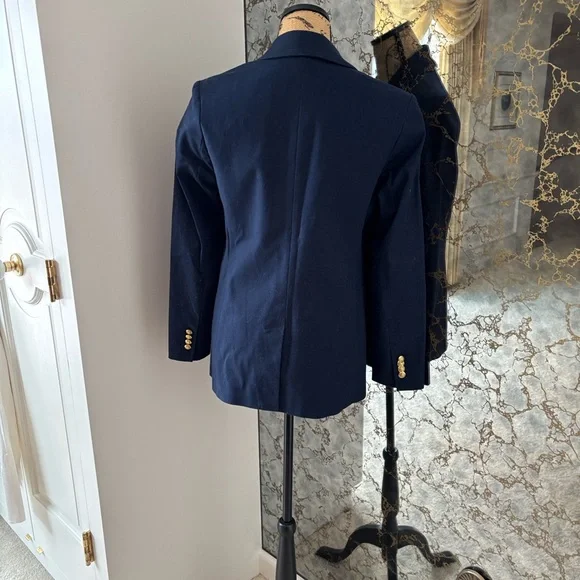 Banana Republic Dark Blue Blazer with Gold Buttons - Picture 4 of 4